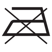 symbol - do not iron