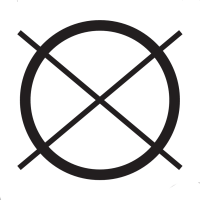 symbol - do not dry clean