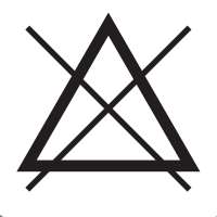 symbol - do not bleach