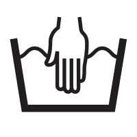 symbol - wash by hand