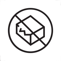 symbol - do not use if package is damaged